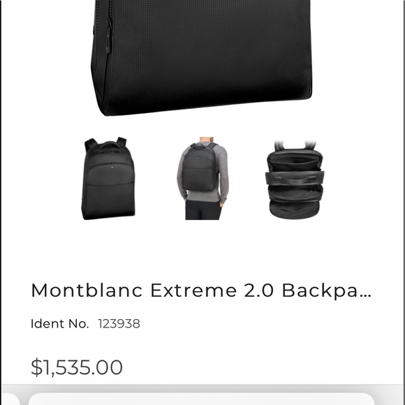 Montblanc Extreme Rucksack-New- Retail $1600 - Picture 4 of 8